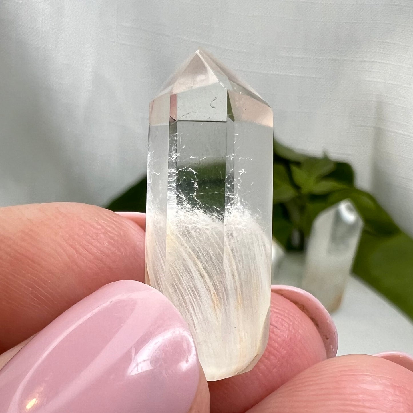 Amphibole Quartz Points - Margarida Mine, Bahia, Brazil