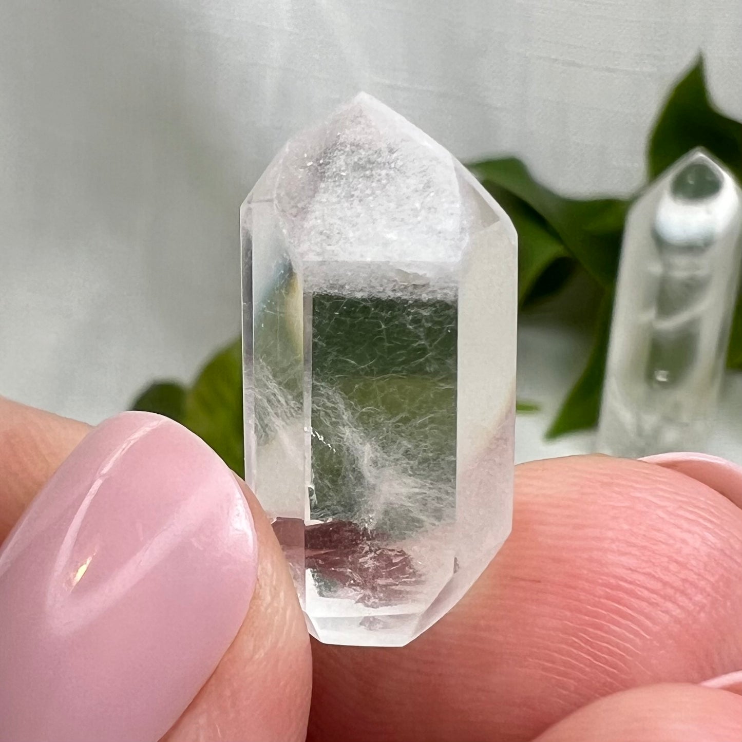 Amphibole Quartz Points - Margarida Mine, Bahia, Brazil