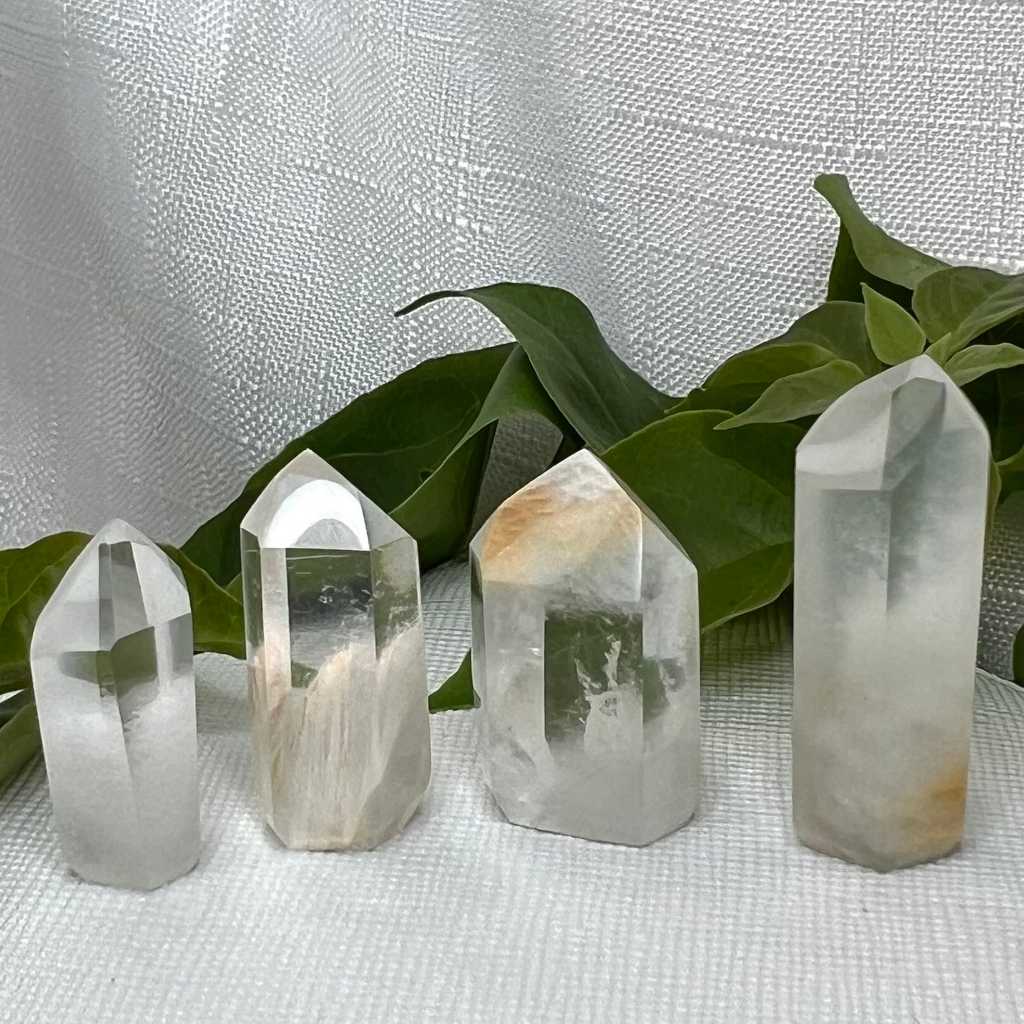 Amphibole Quartz Points - Margarida Mine, Bahia, Brazil