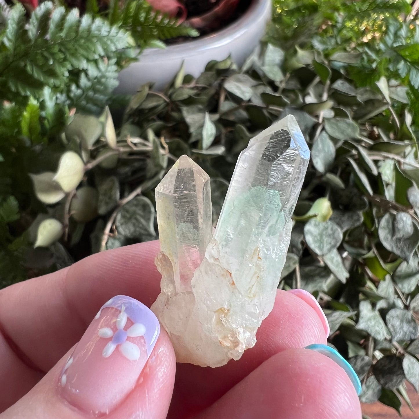 Fuchsite Phantom Quartz - Madagascar | 'Emerald Phantom'