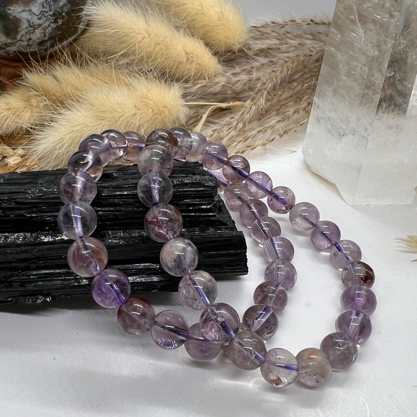 Juicy Garden Amethyst Stretch Bracelet: Intuition | Connection to Nature | Spiritual Growth