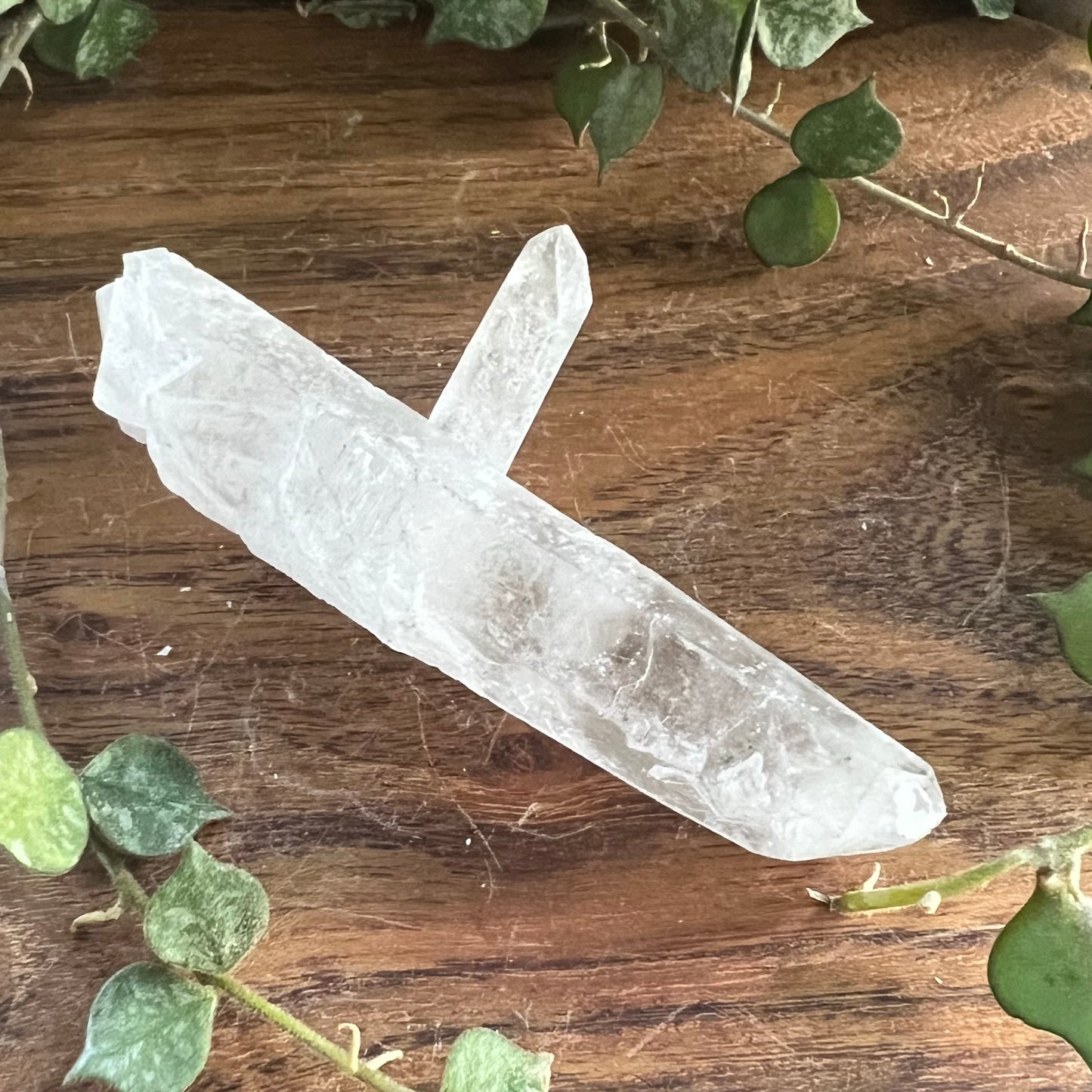 Inner Mongolian Double Terminated Quartz with Cross Point