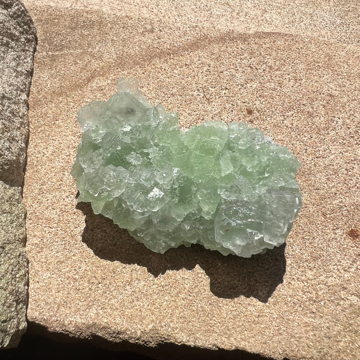 Quartz on Cubic Fluorite Specimen - Fujian, China