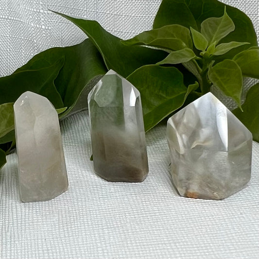 Amphibole Quartz Points - Margarida Mine, Bahia, Brazil