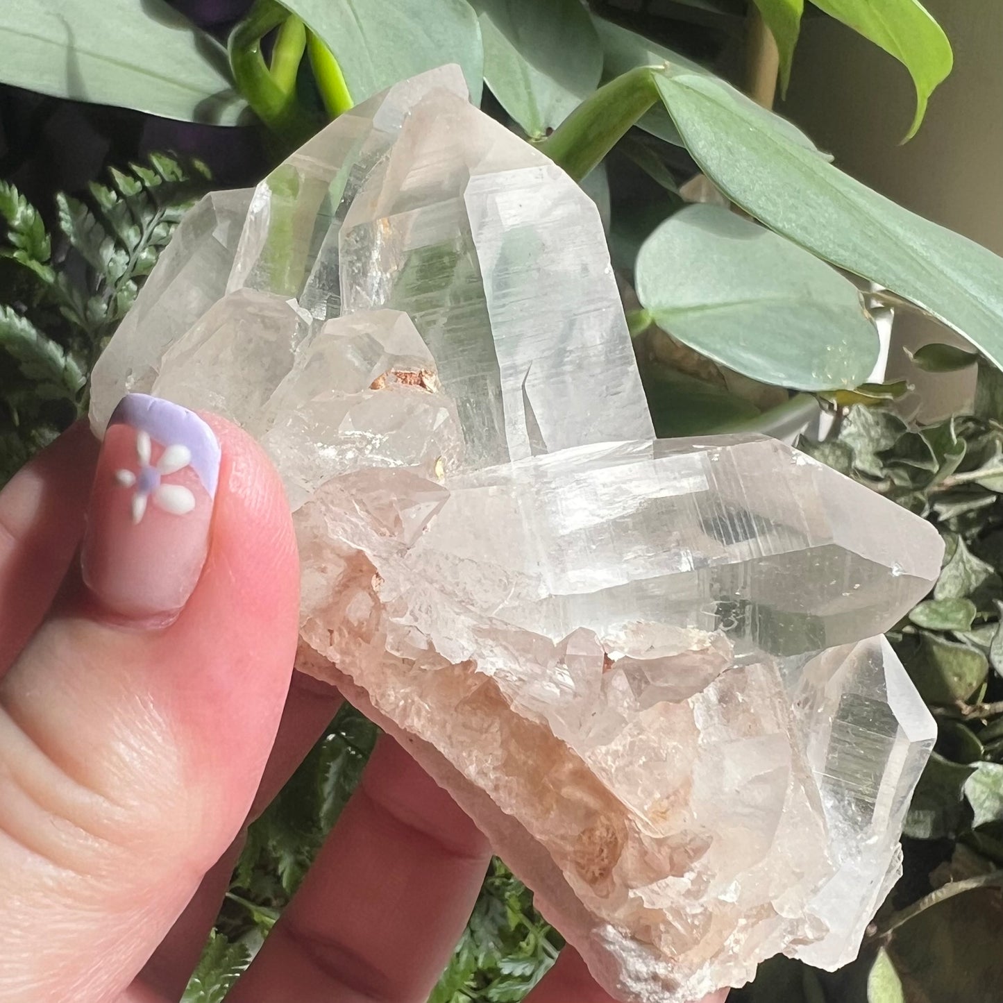 Himalayan Samadhi Pink Quartz Cluster
