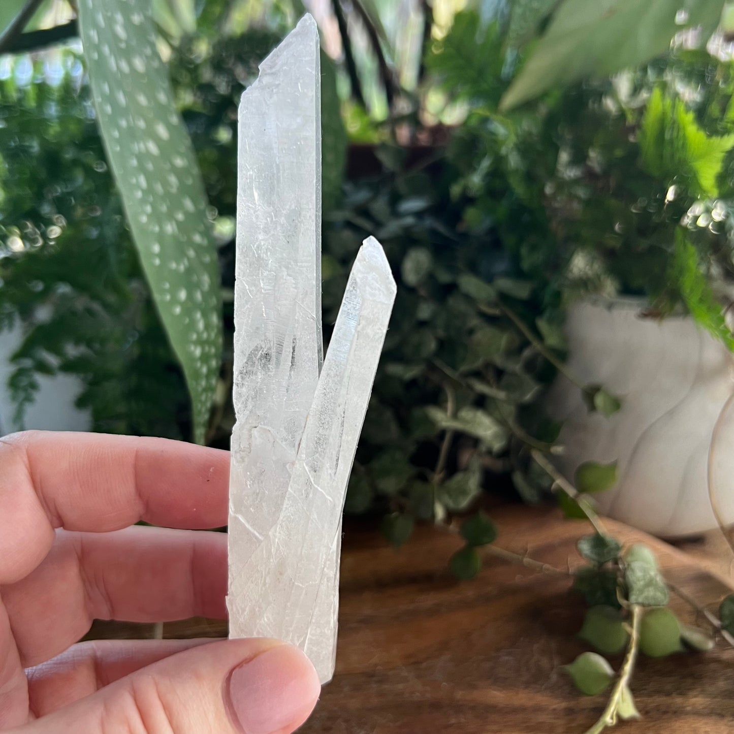 Shamanic Clear Quartz Wand Twin - Inner Mongolian