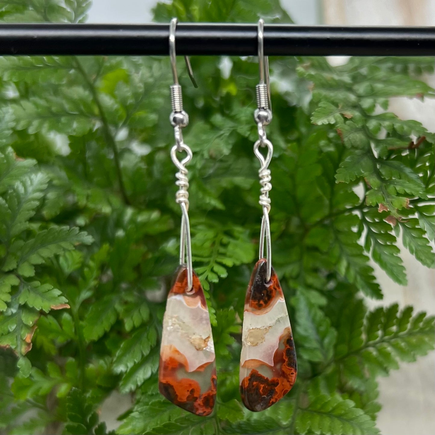 Moroccan Seam Agate Crystal Earrings: Confidence ∙ Resilience ∙ Transformation