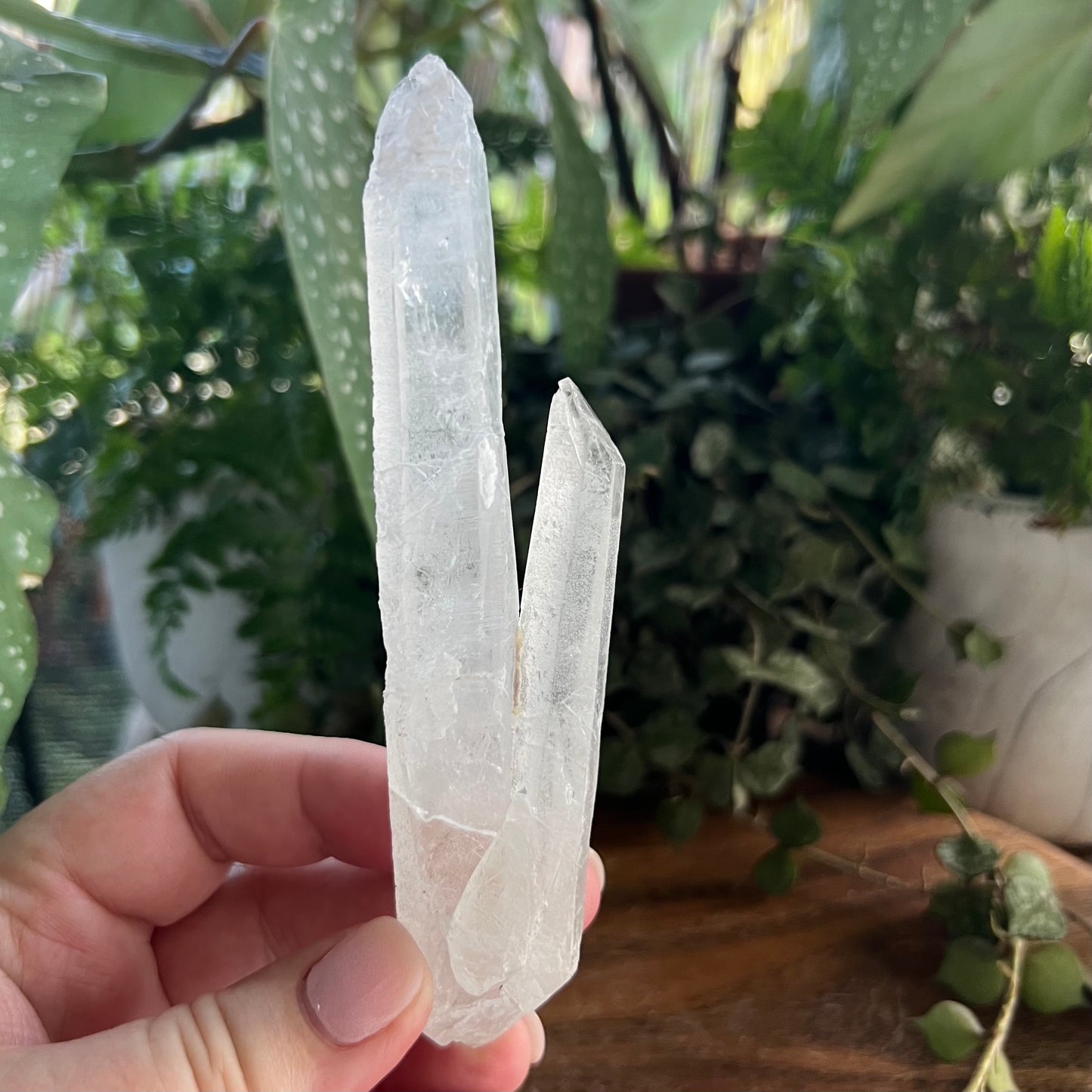 Shamanic Clear Quartz Wand Twin - Inner Mongolian