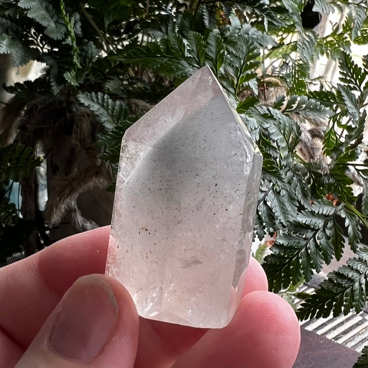 'Blue' Phantom Inclusion Quartz Point - Brazil