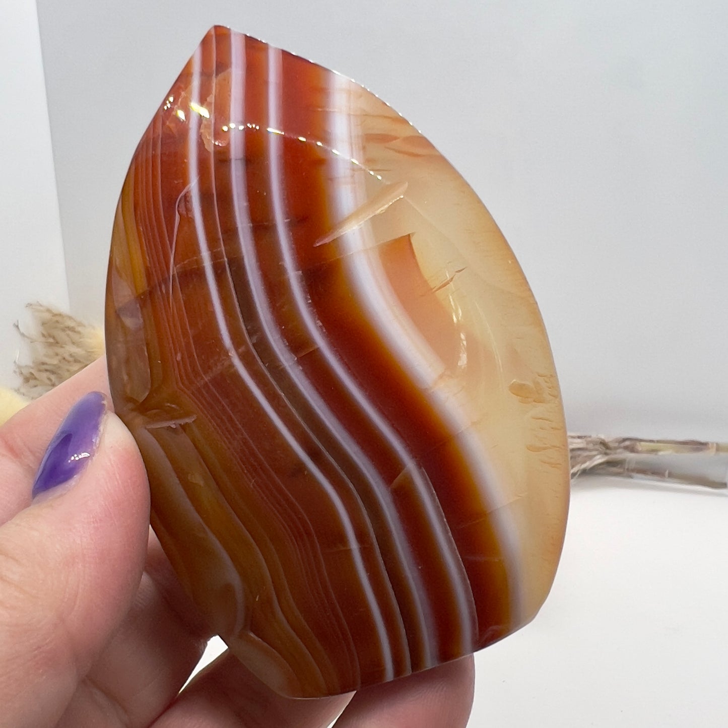 Banded Carnelian Flame
