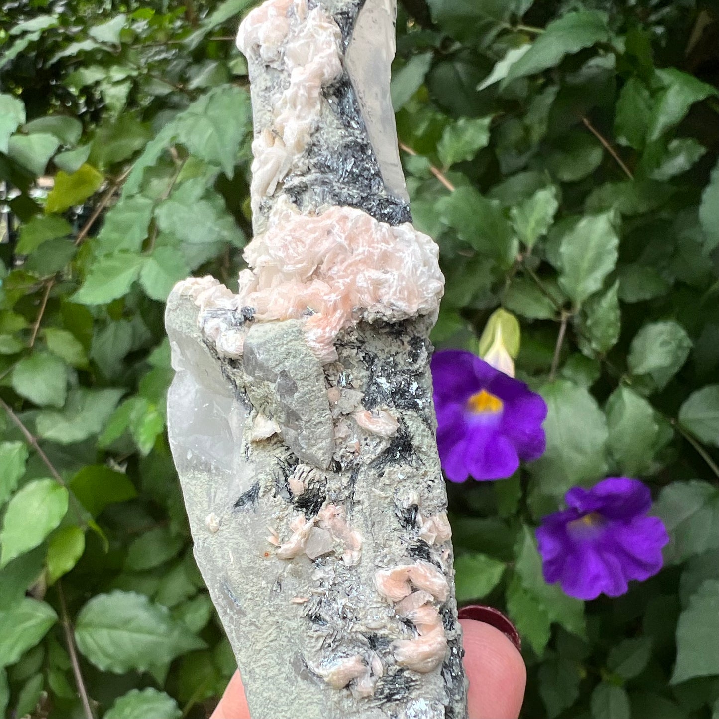 Quartz Wand Twin - Inner Mongolian - Self-healing, Double-terminated - Inclusions - Keys