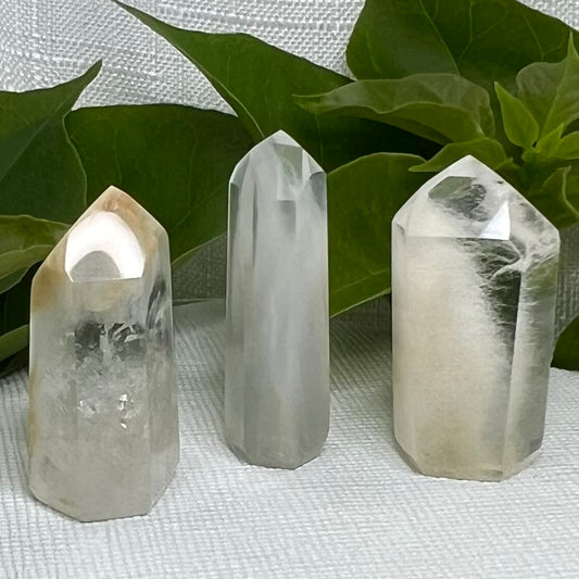 Amphibole Quartz Points - Margarida Mine, Bahia, Brazil