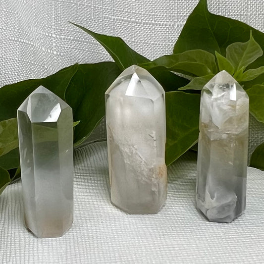 Amphibole Quartz Points - Margarida Mine, Bahia, Brazil