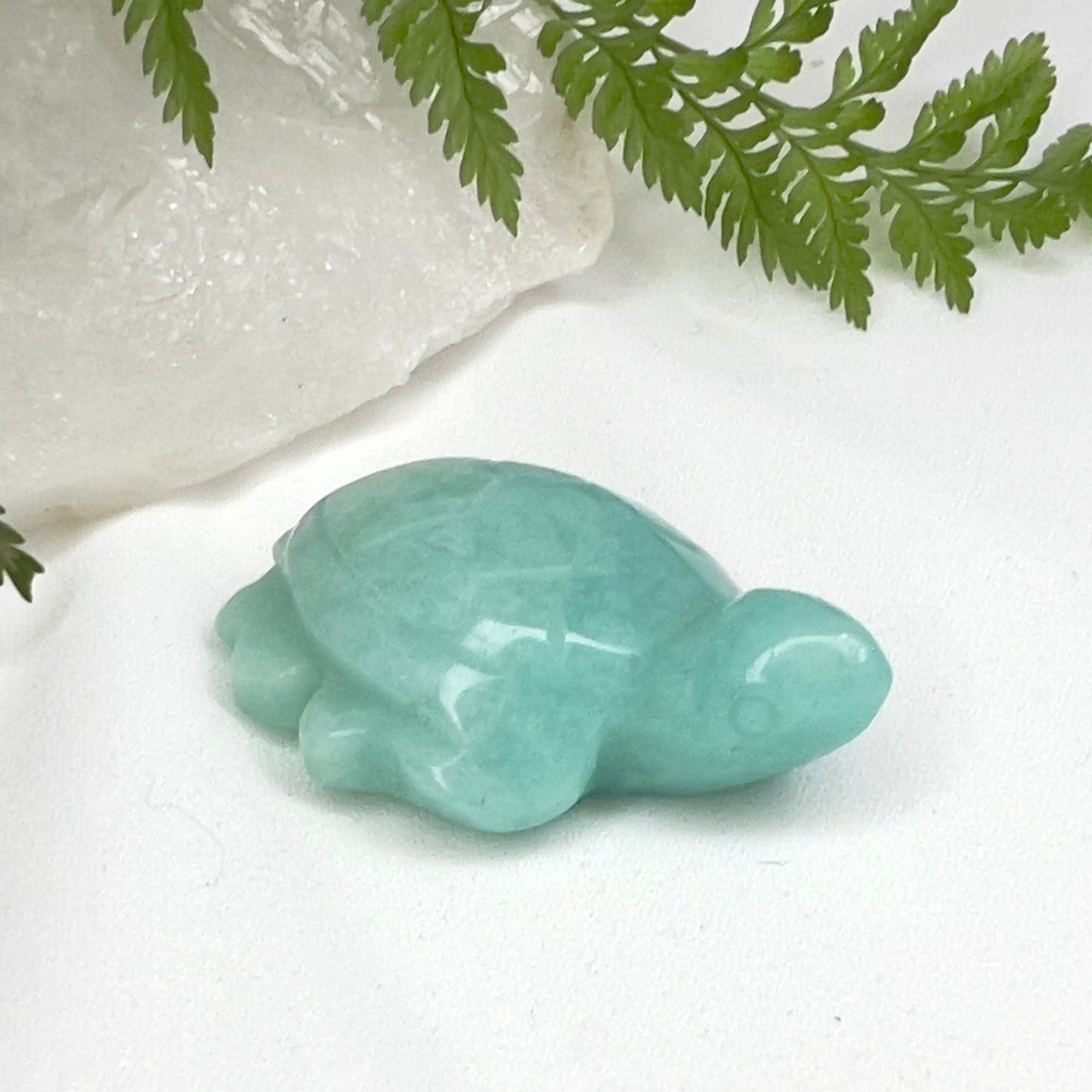 Amazonite Turtle Carving