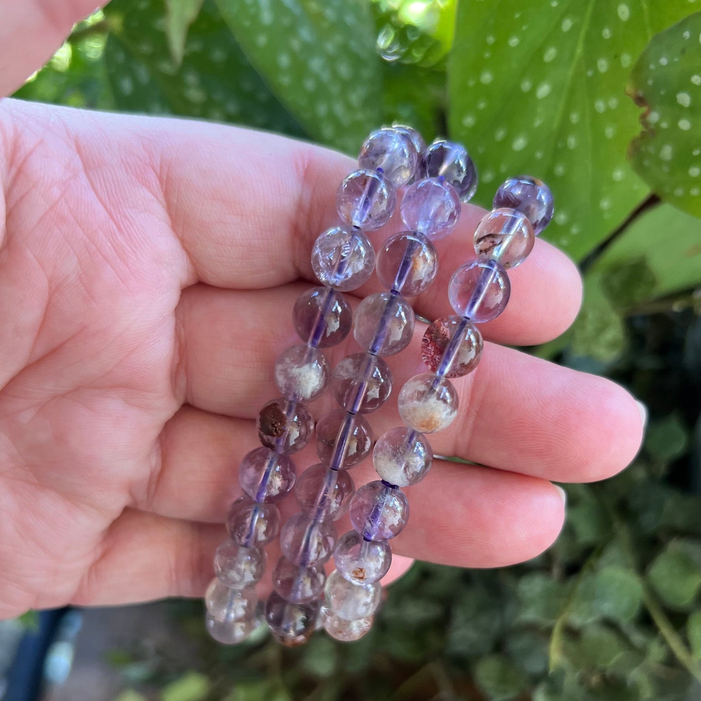 Juicy Garden Amethyst Stretch Bracelet: Intuition | Connection to Nature | Spiritual Growth