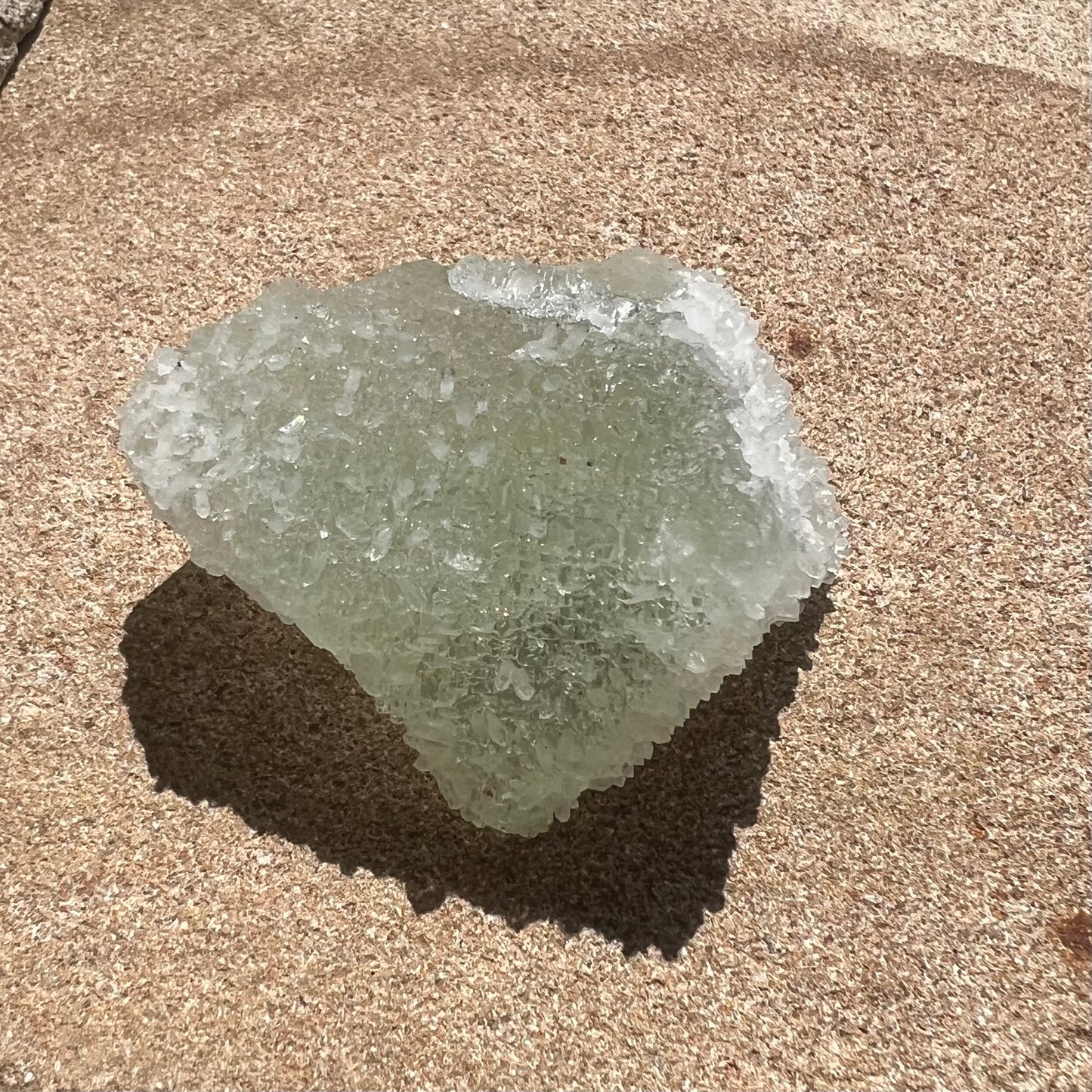 Octahedral Fluorite Specimen blanketed in Quartz Druzy