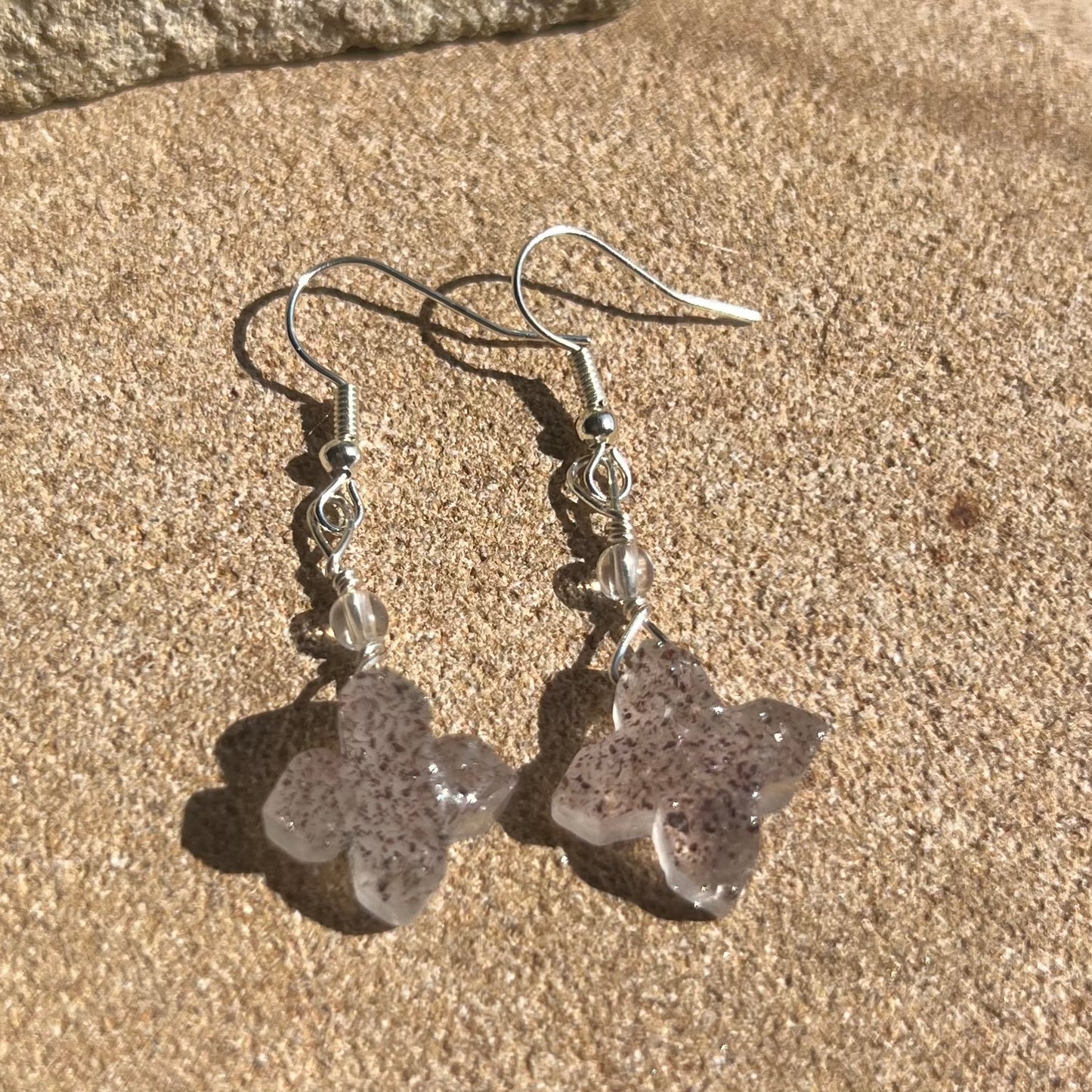 Super Seven Quartz Earrings: Spiritual Awakening ∙ Intuition ∙ Transformation