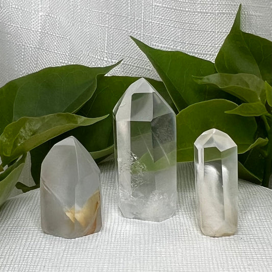 Amphibole Quartz Points - Margarida Mine, Bahia, Brazil