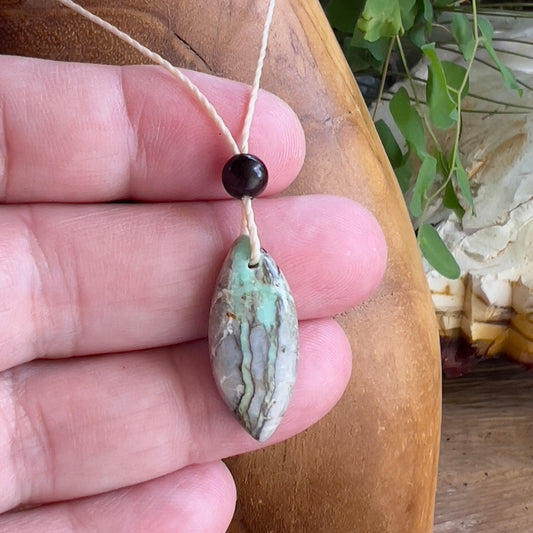 Australian Variscite Crystal Necklace | Layer Necklace