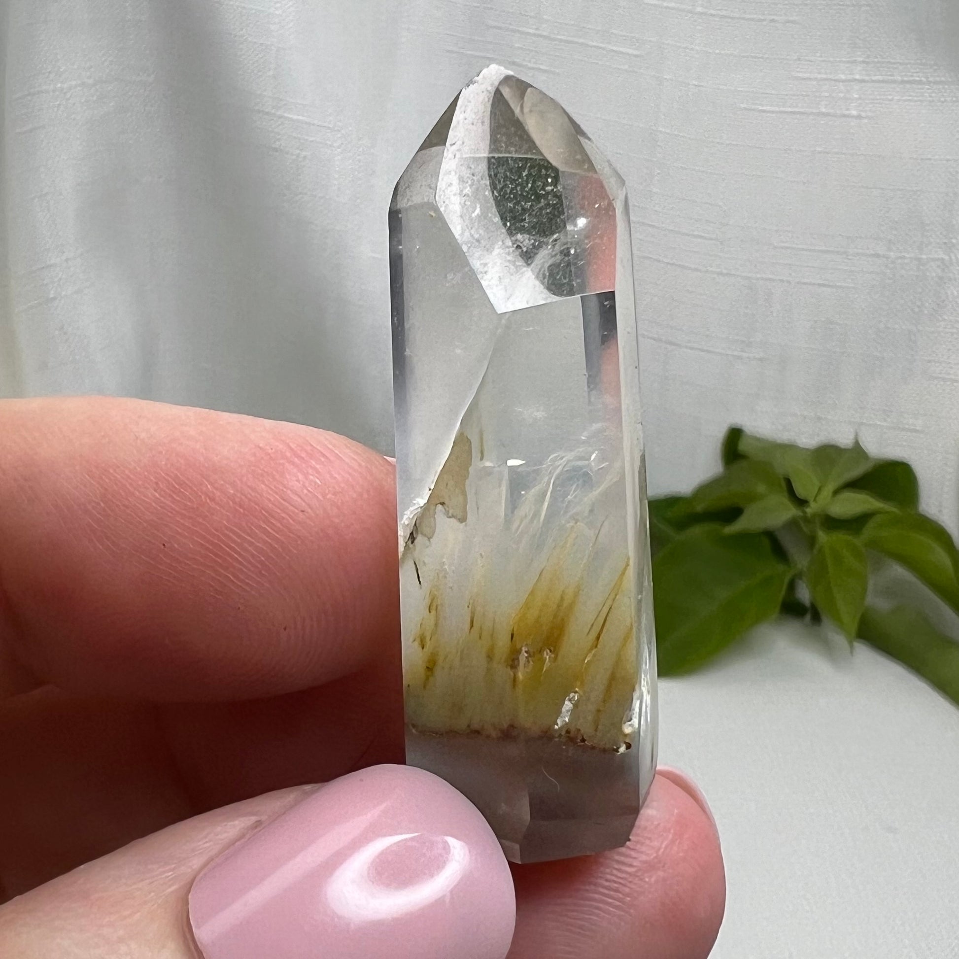 Amphibole Quartz Points - Margarida Mine, Bahia, Brazil