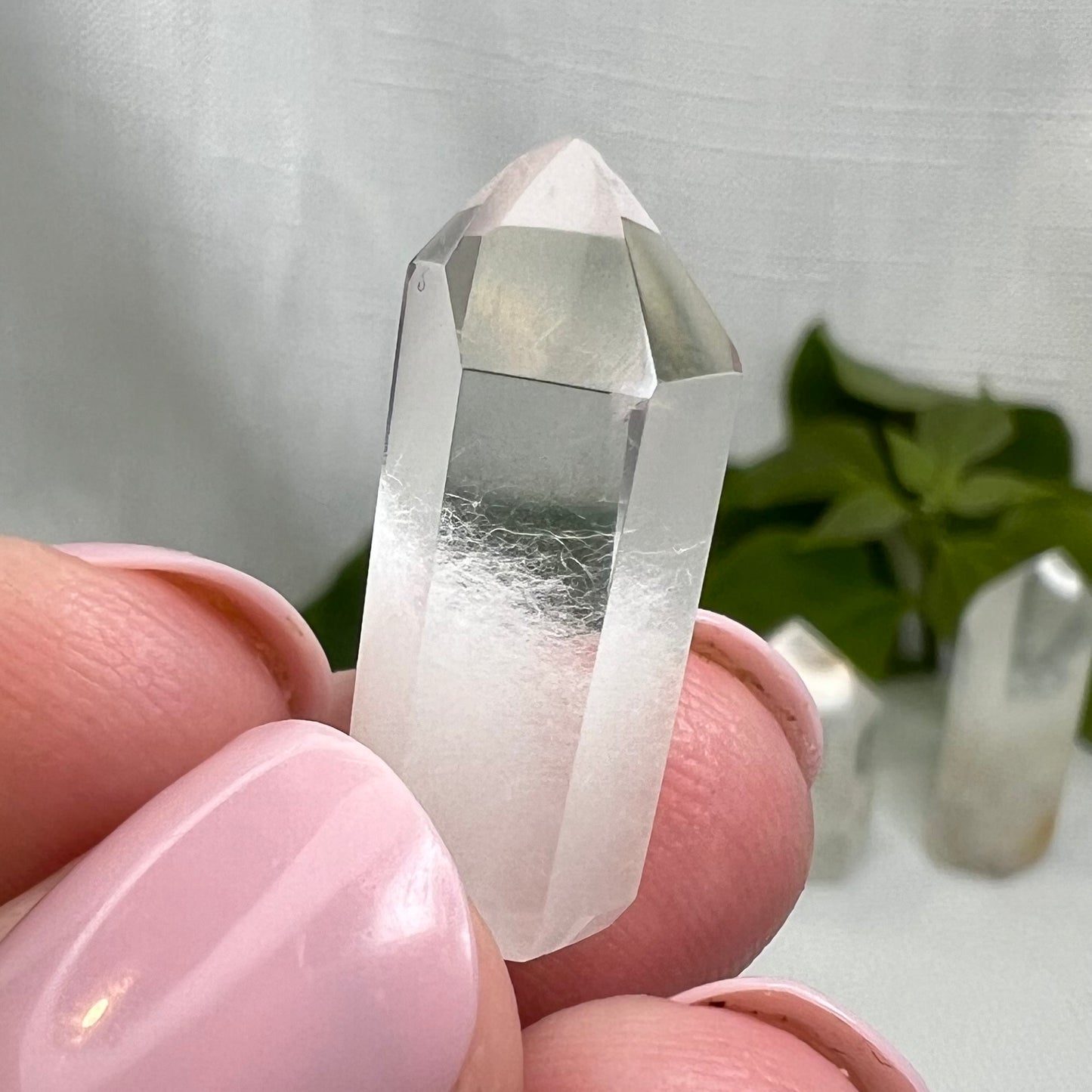 Amphibole Quartz Points - Margarida Mine, Bahia, Brazil