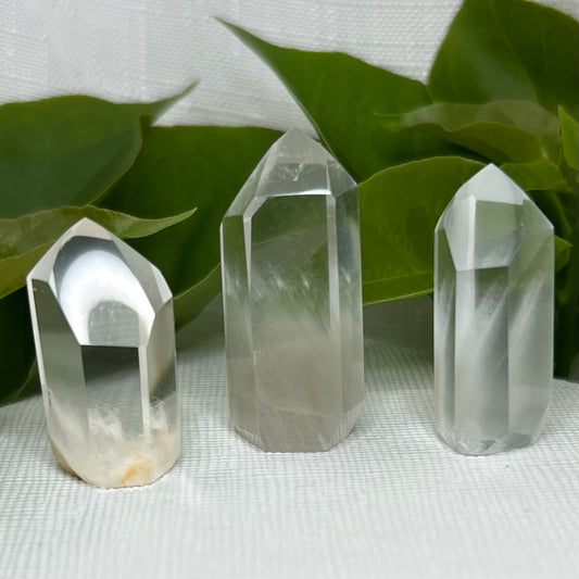 Amphibole Quartz Points - Magarida Mine, Bahia, Brazil