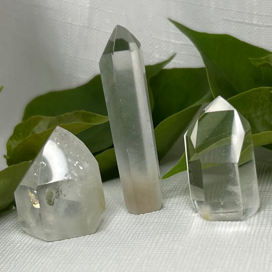 Amphibole Quartz Points - Margarida Mine, Bahia, Brazil