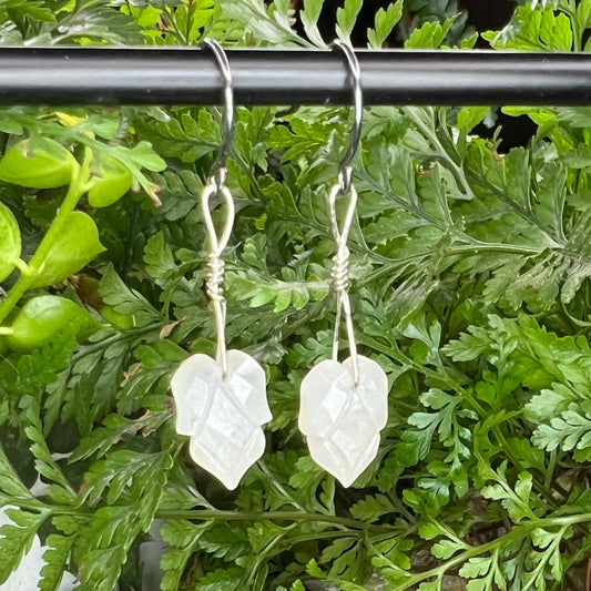 Moonstone Crystal Earrings: New Beginnings ∙ Spiritual Insight ∙ Feminine Energy