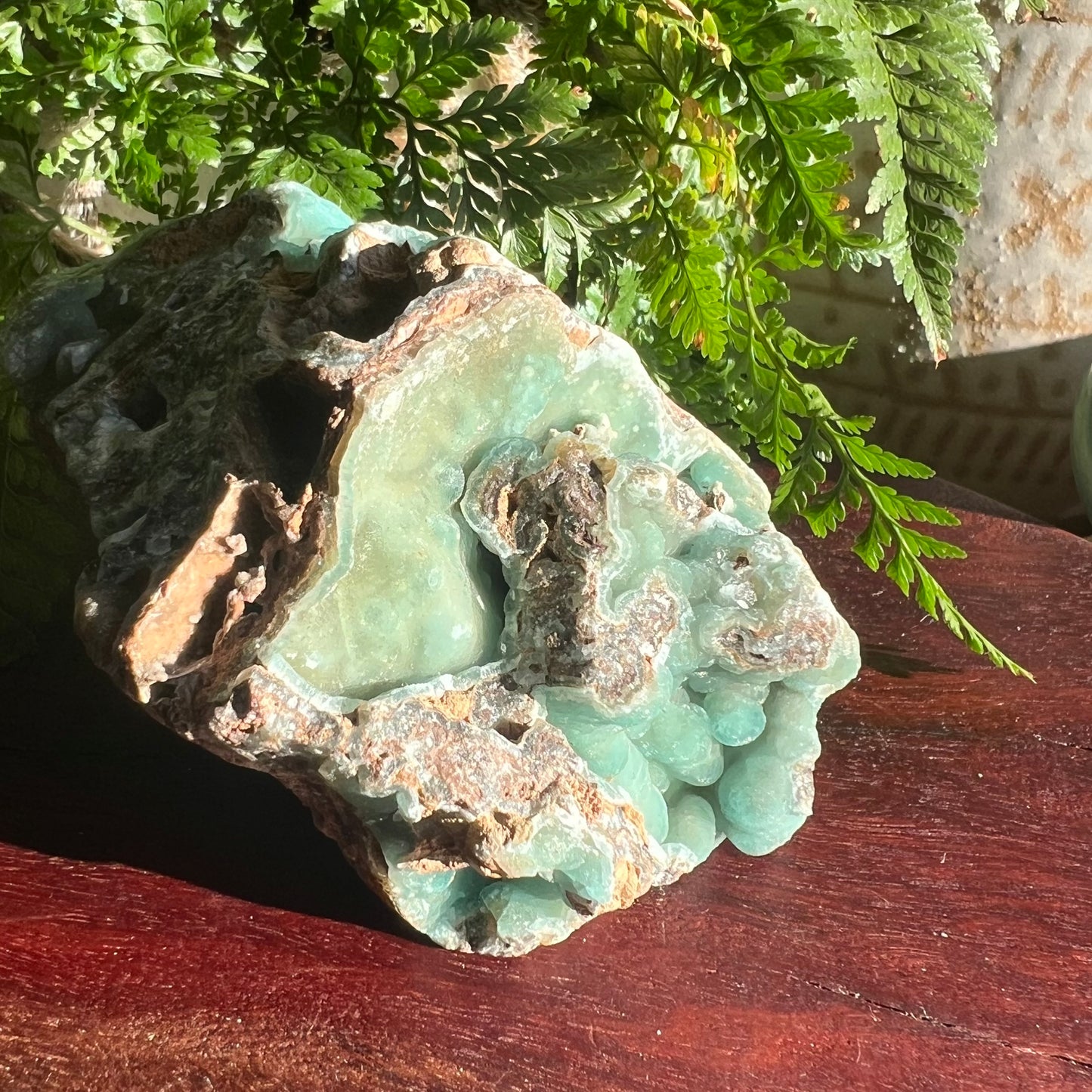 Raw Hemimorphite specimen