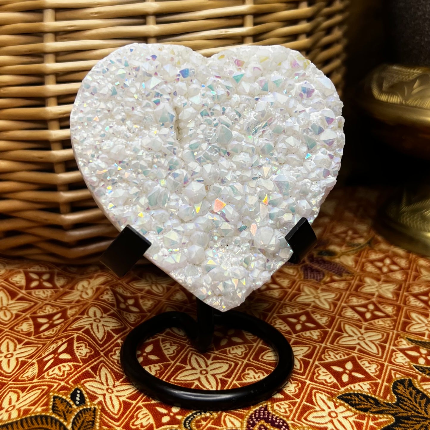 Large Druzy Angel Aura Quartz