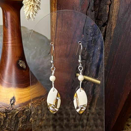 Australian Brecciated Mookaite Crystal Earrings: Spiritually Nurturing ∙ Courage ∙ Strength