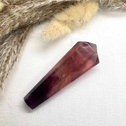 Candy Rainbow Fluorite Wand