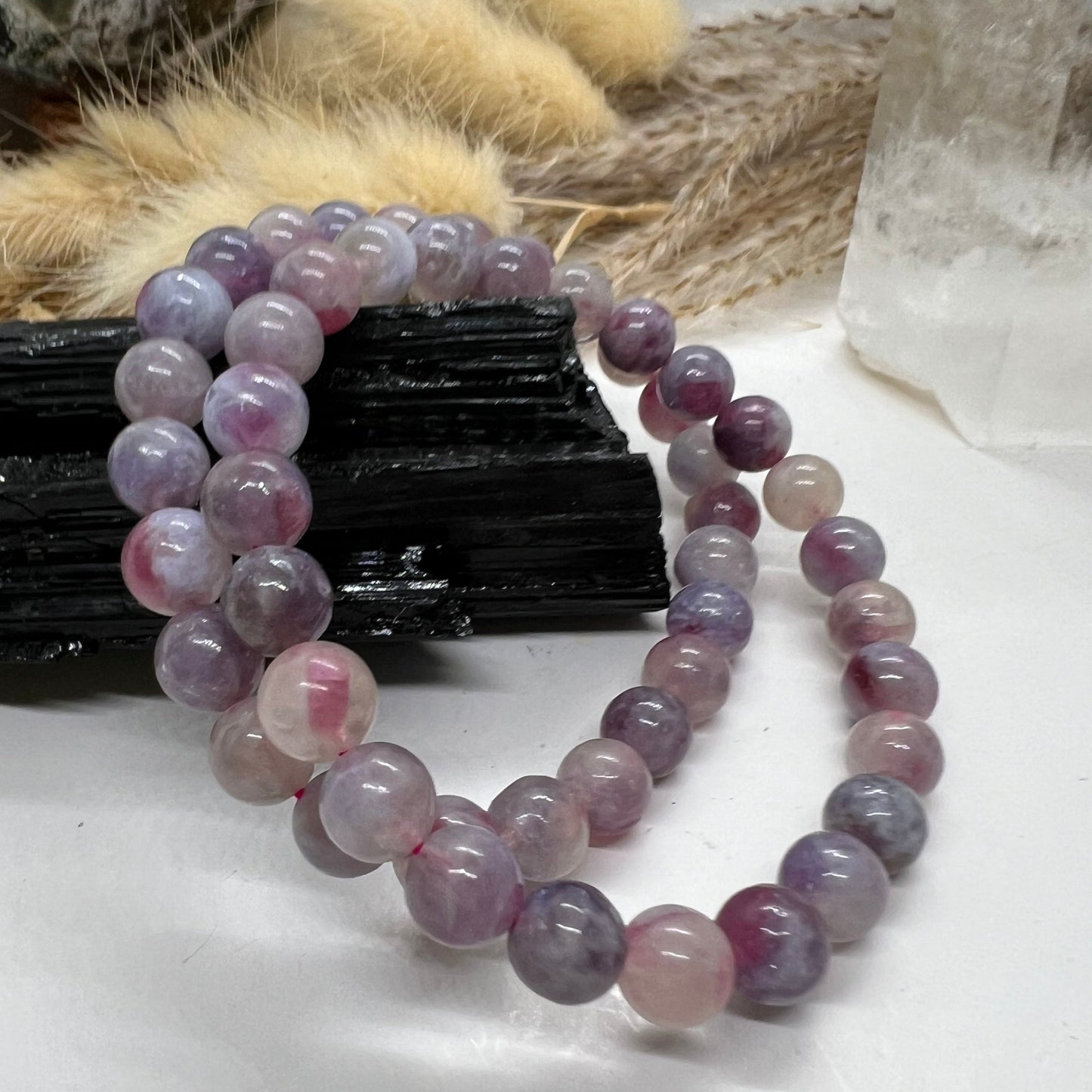 Unicorn Stone Stretch Bracelet 8mm: Gentle Transformation | Serenity | Emotional Balance