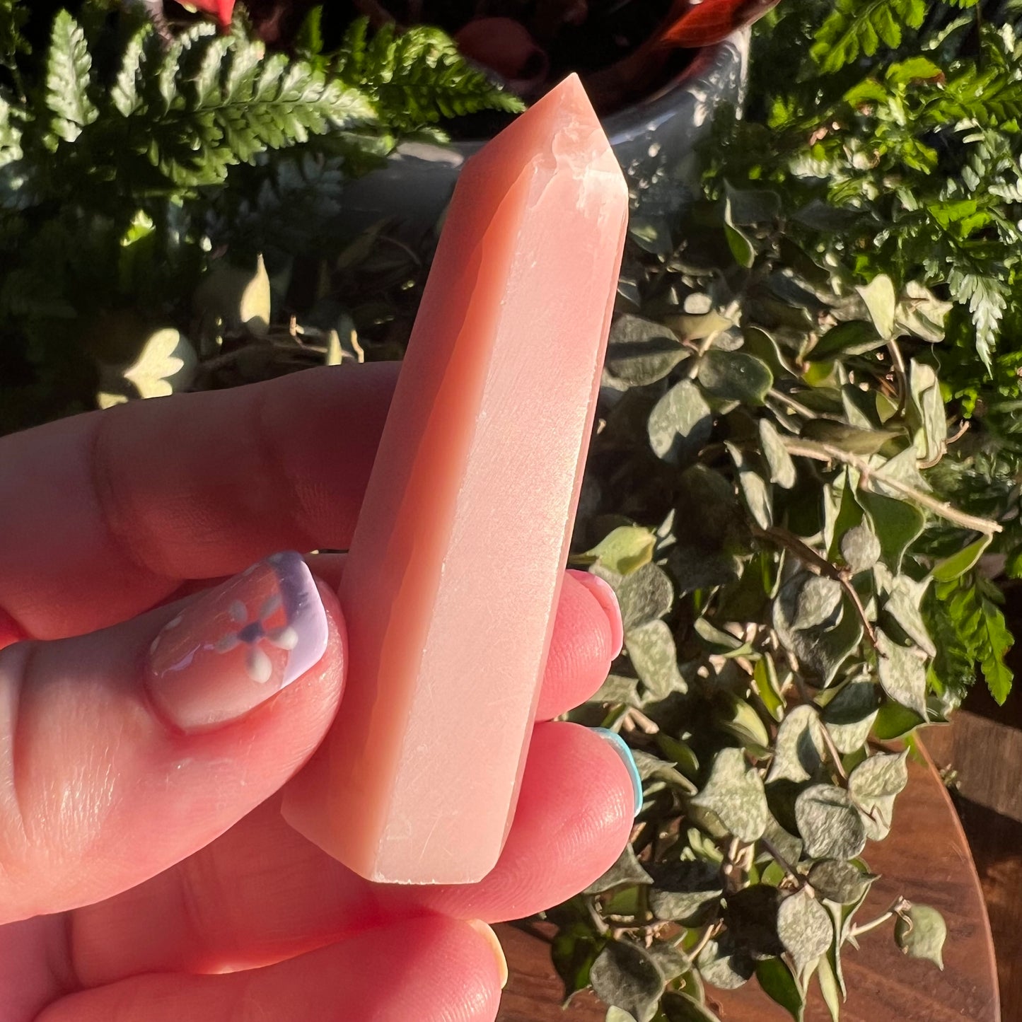 Australian Pink Opal Tower