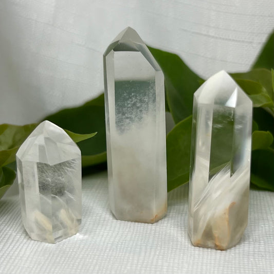 Amphibole Quartz Points - Margarida Mine, Bahia, Brazil