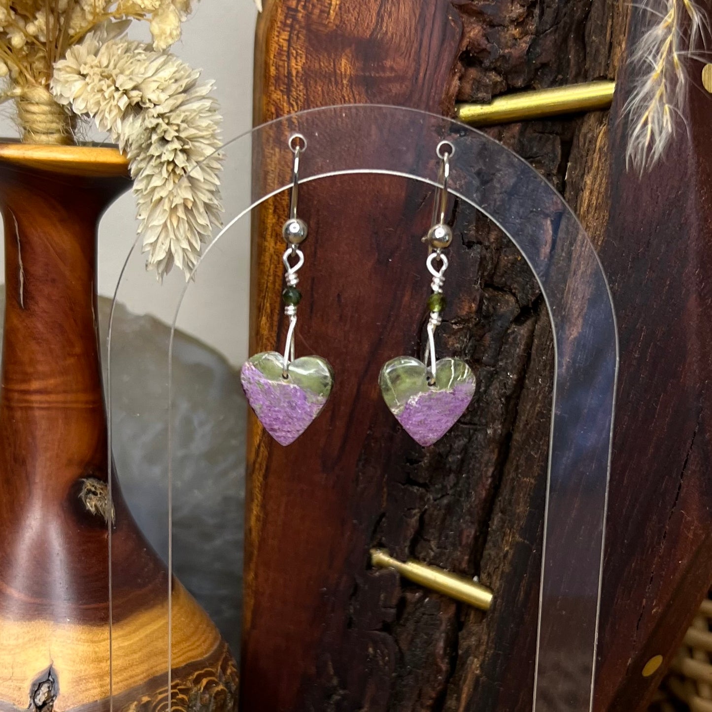 Tasmanian Atlantisite Crystal Earrings: Spiritual Growth ∙ Transformation ∙ Wisdom