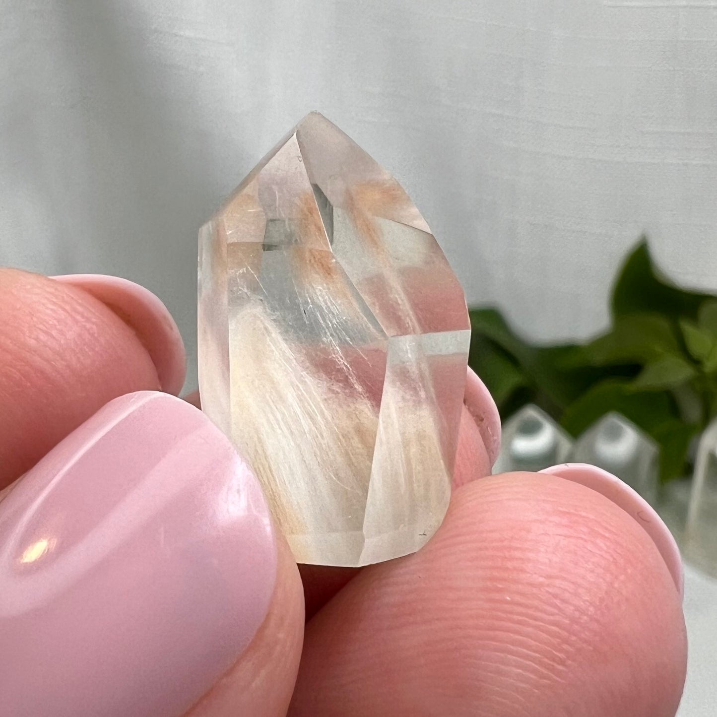 Amphibole Quartz Points - Margarida Mine, Bahia, Brazil