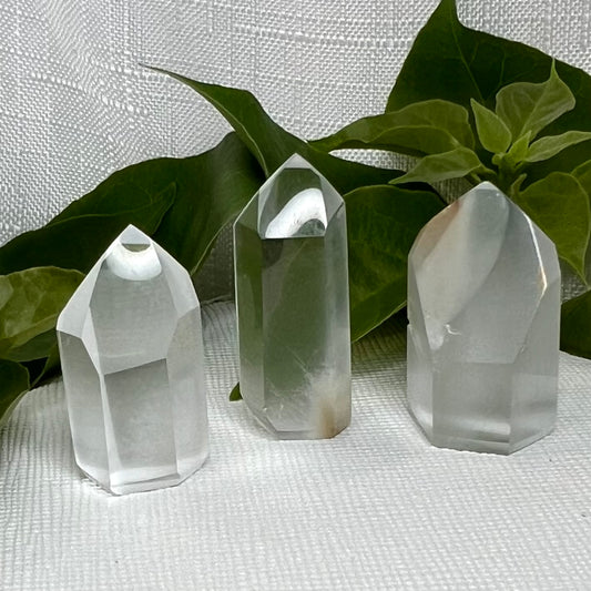 Amphibole Quartz Points - Margarida Mine, Bahia, Brazil