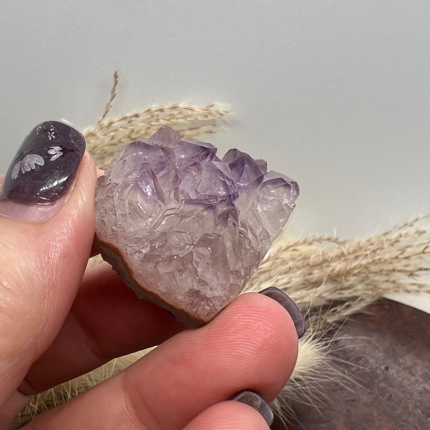 Amethyst Cluster Heart (iv)