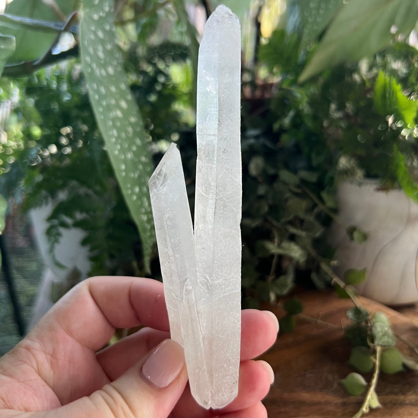 Shamanic Clear Quartz Wand Twin - Inner Mongolian