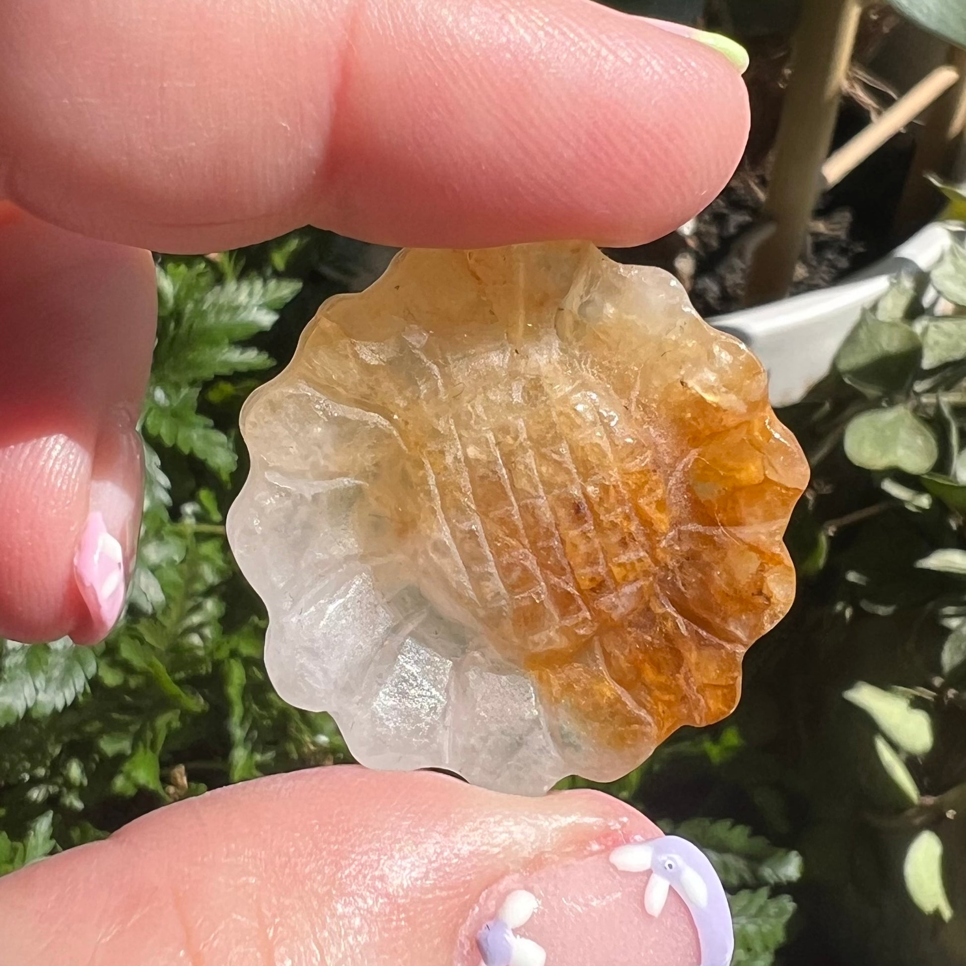Golden Healer Sunflower carving