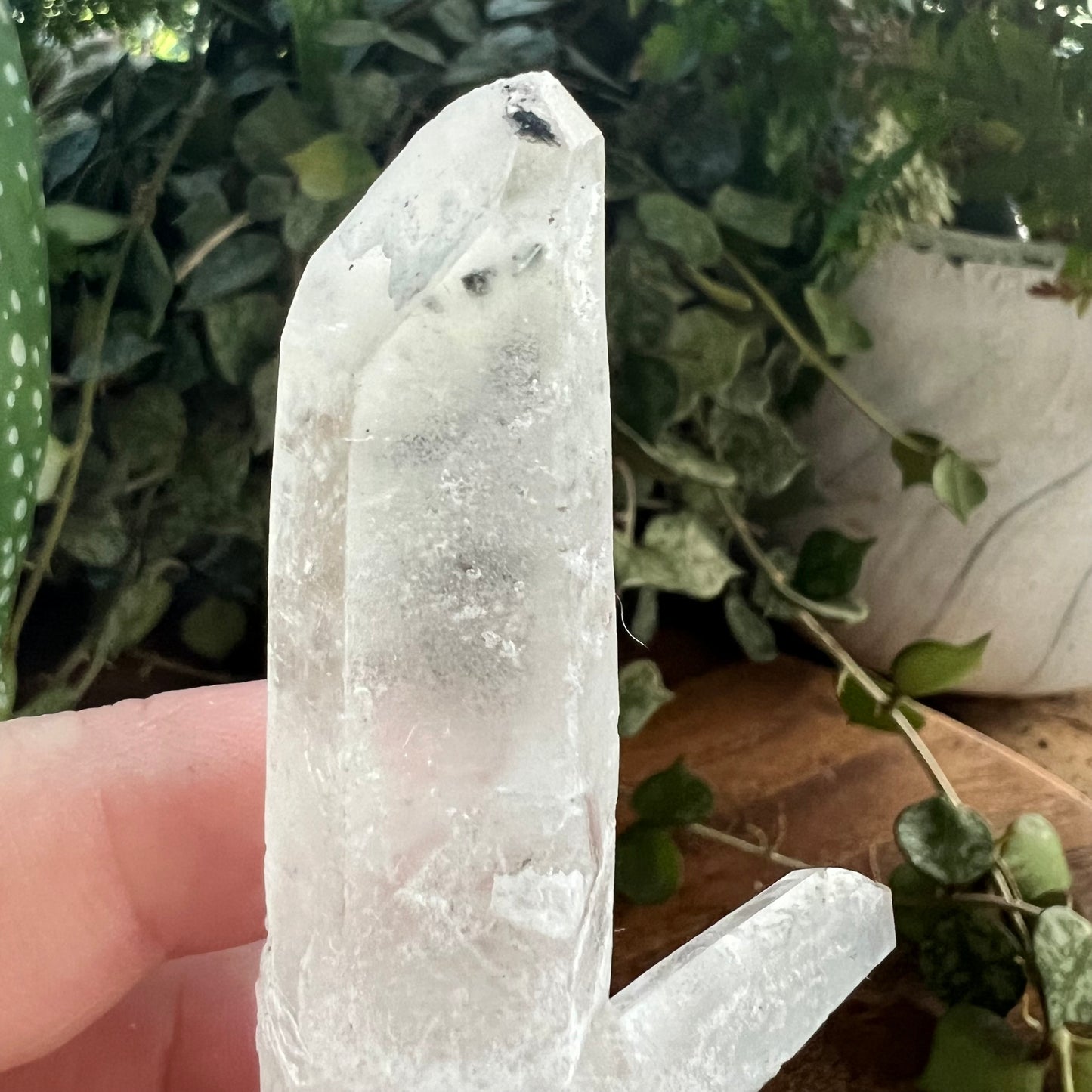 Inner Mongolian Double Terminated Quartz with Cross Point