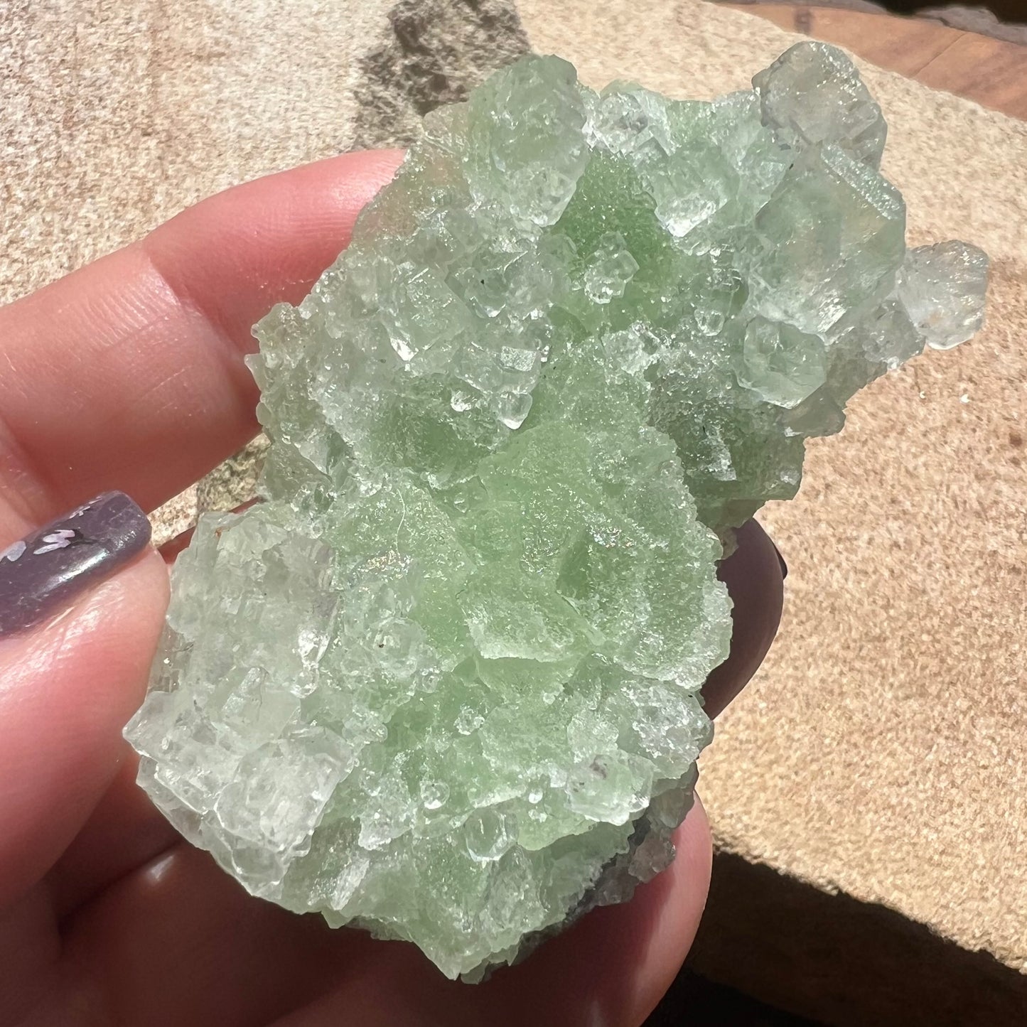 Quartz on Cubic Fluorite Specimen - Fujian, China