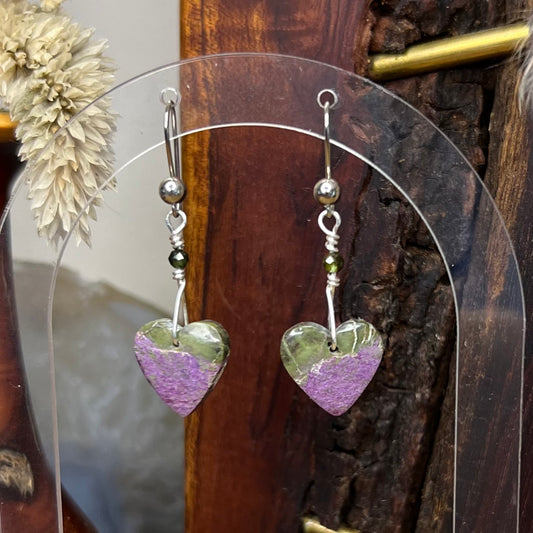 Tasmanian Atlantisite Crystal Earrings: Spiritual Growth ∙ Transformation ∙ Wisdom