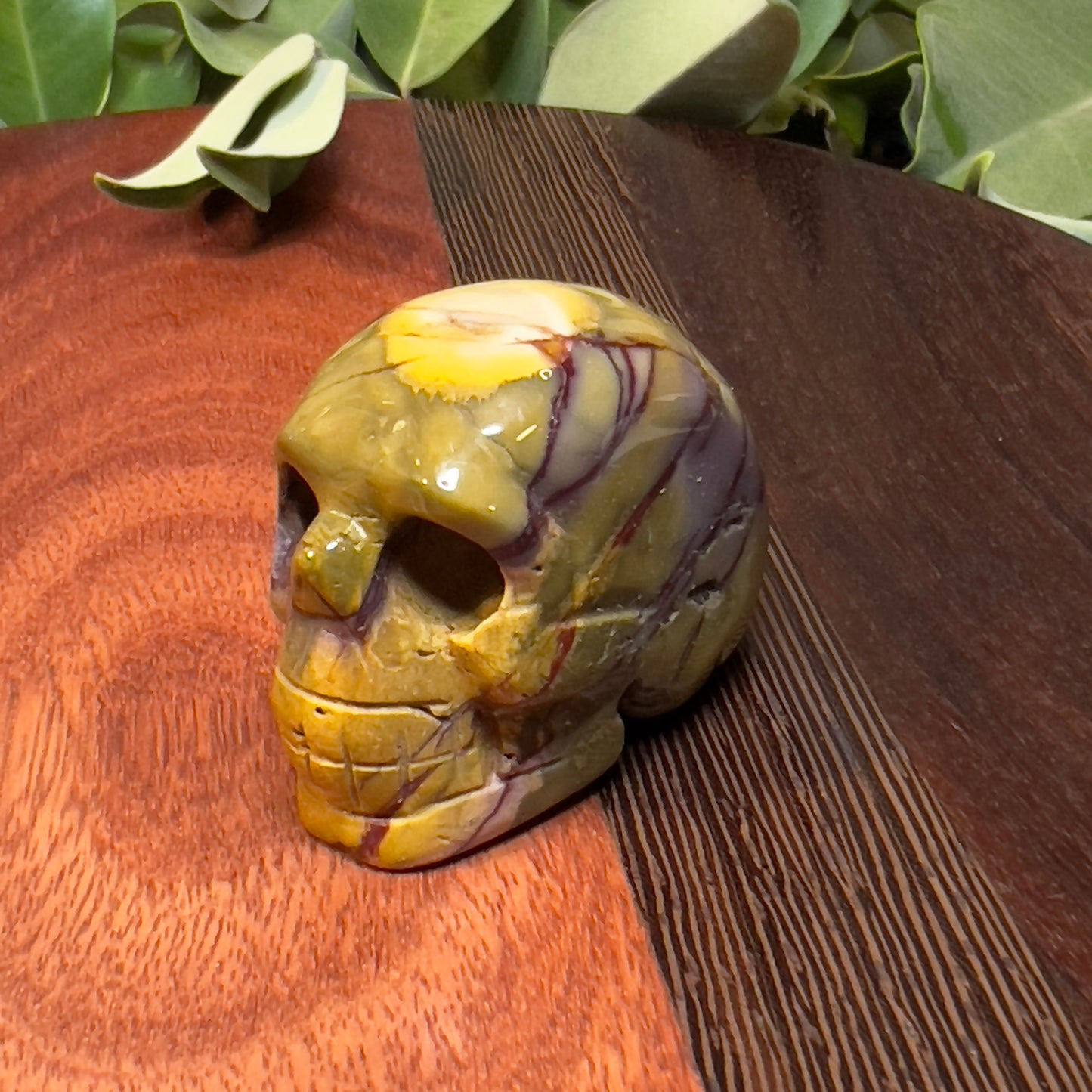 Skull Crystal Carving -Mookaite (1)