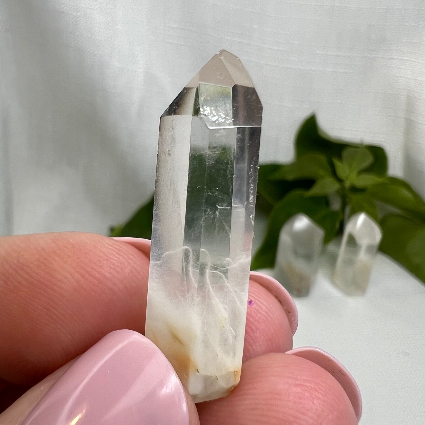 Amphibole Quartz Points - Margarida Mine, Bahia, Brazil