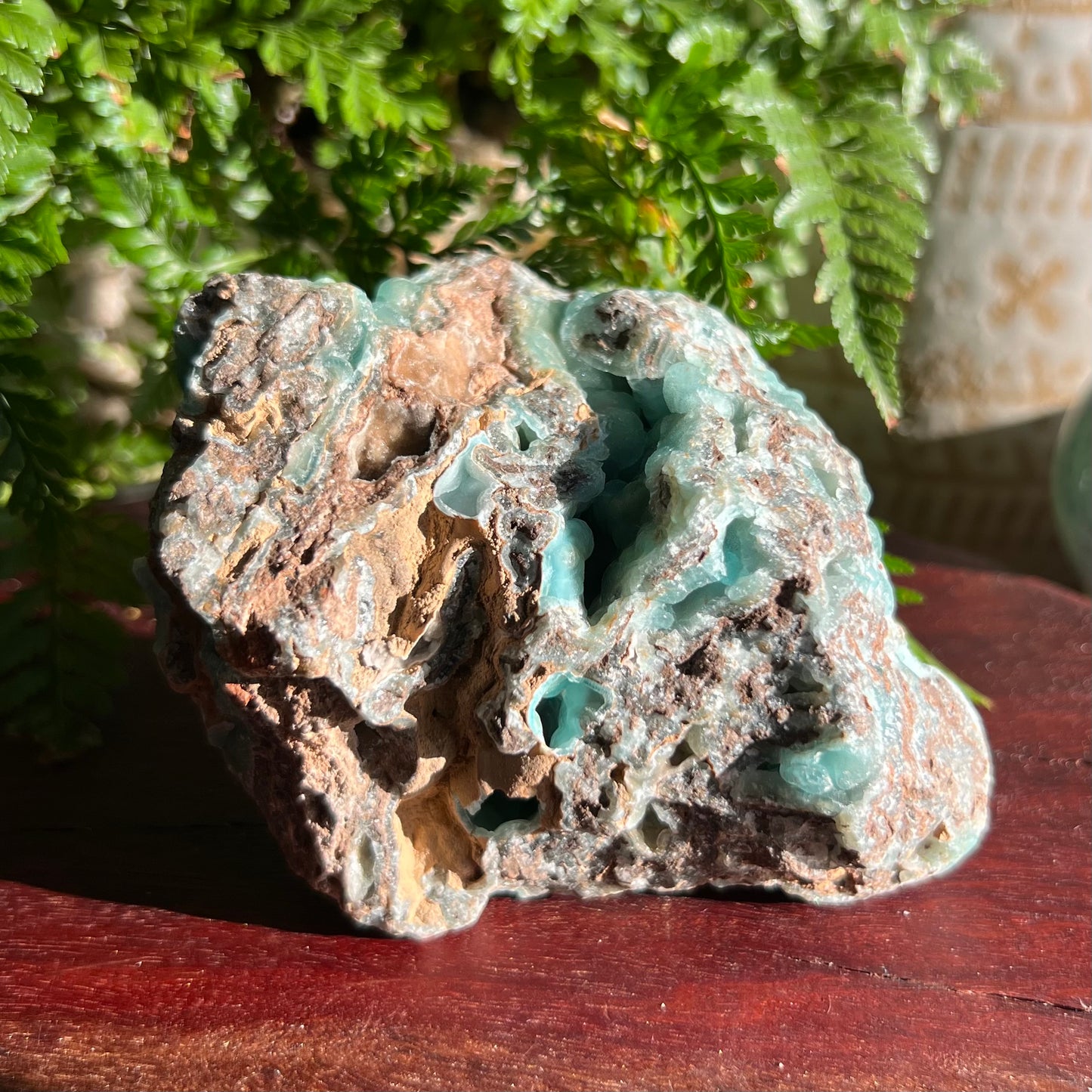 Raw Hemimorphite specimen