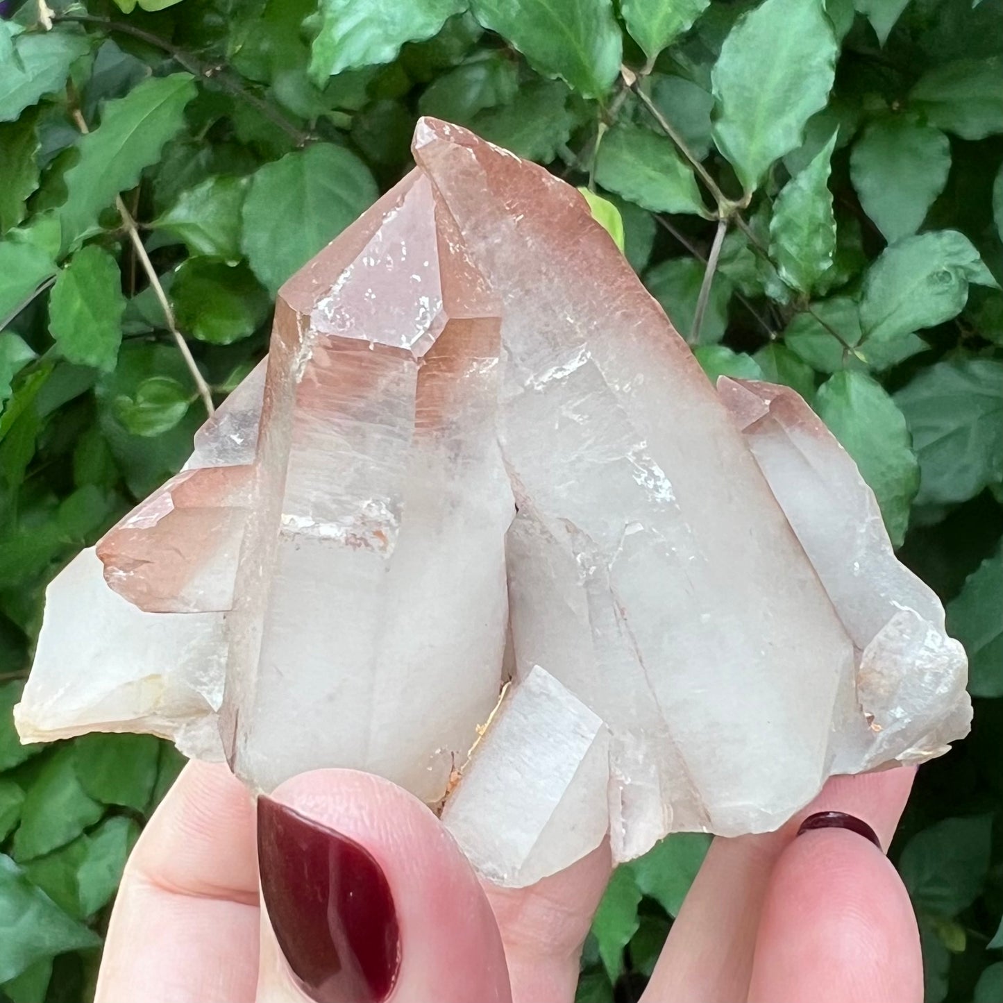 Red Hematoid Quartz Cluster - 236g