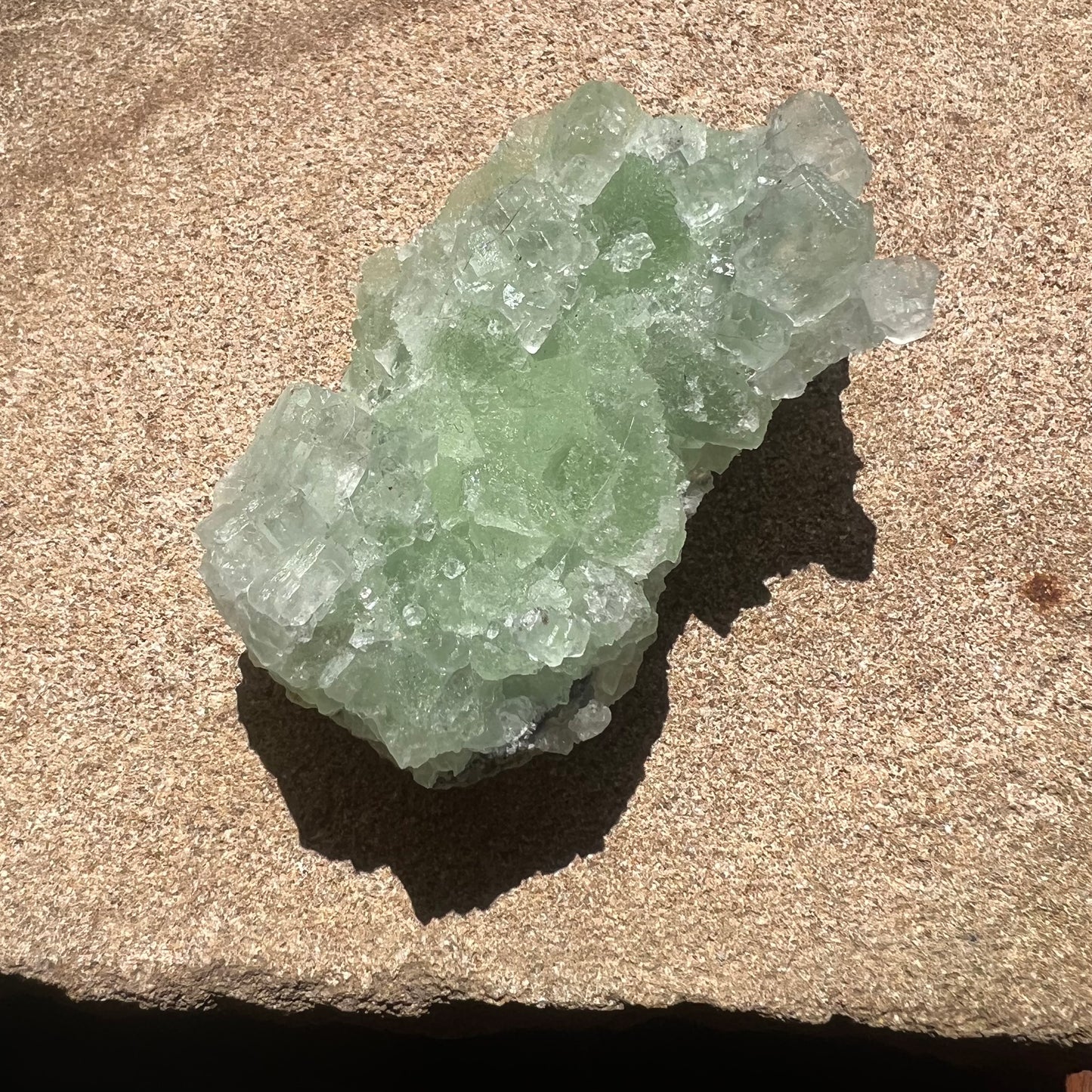 Quartz on Cubic Fluorite Specimen - Fujian, China