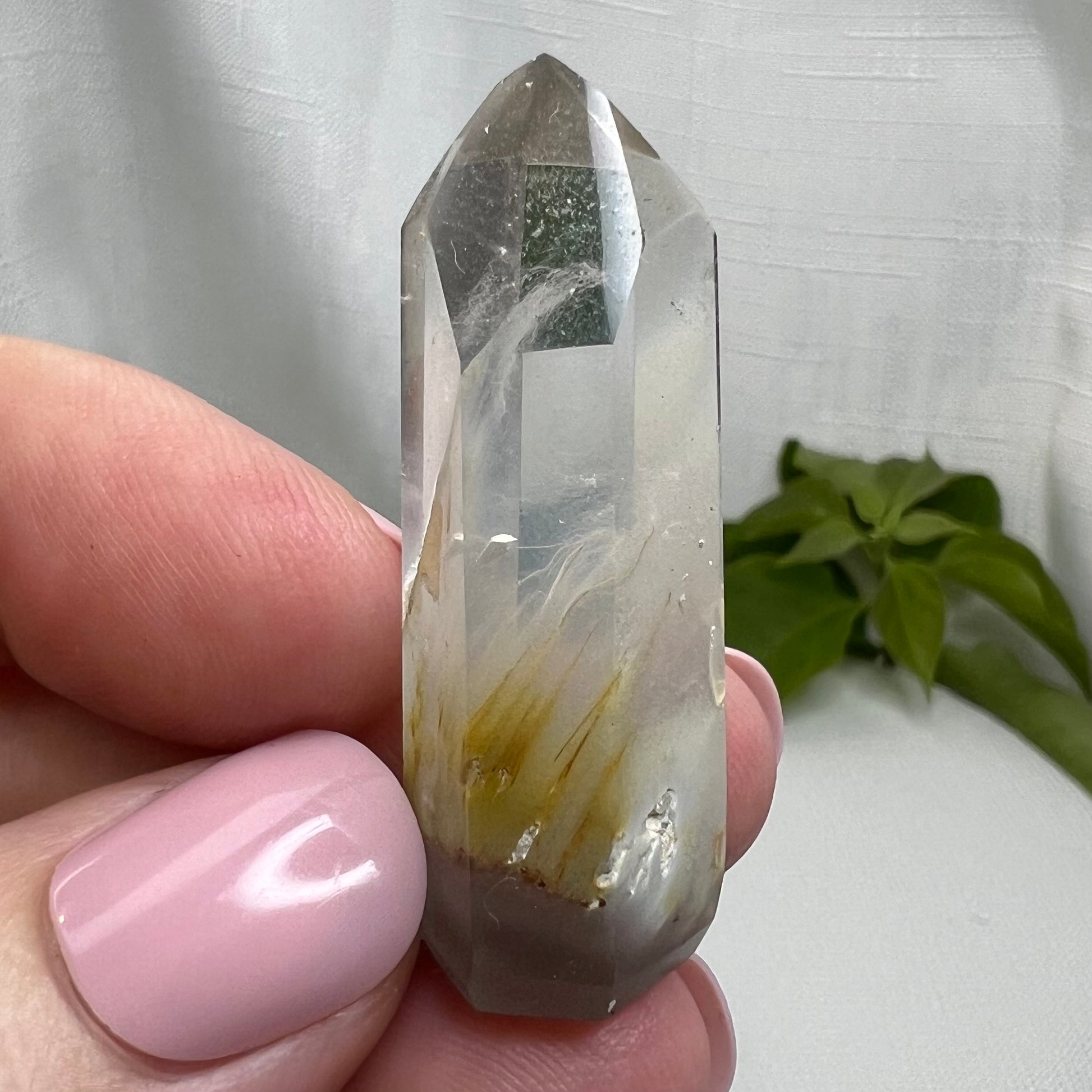 Amphibole Quartz Points - Margarida Mine, Bahia, Brazil